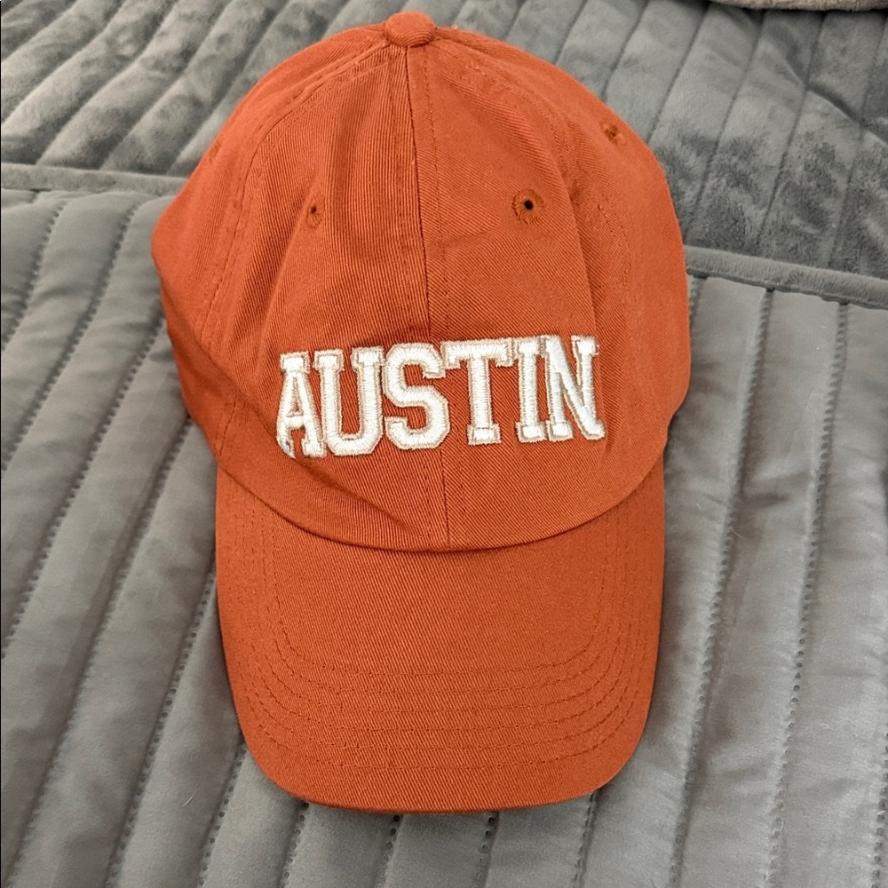 Orange Austin, Texas Baseball Hat